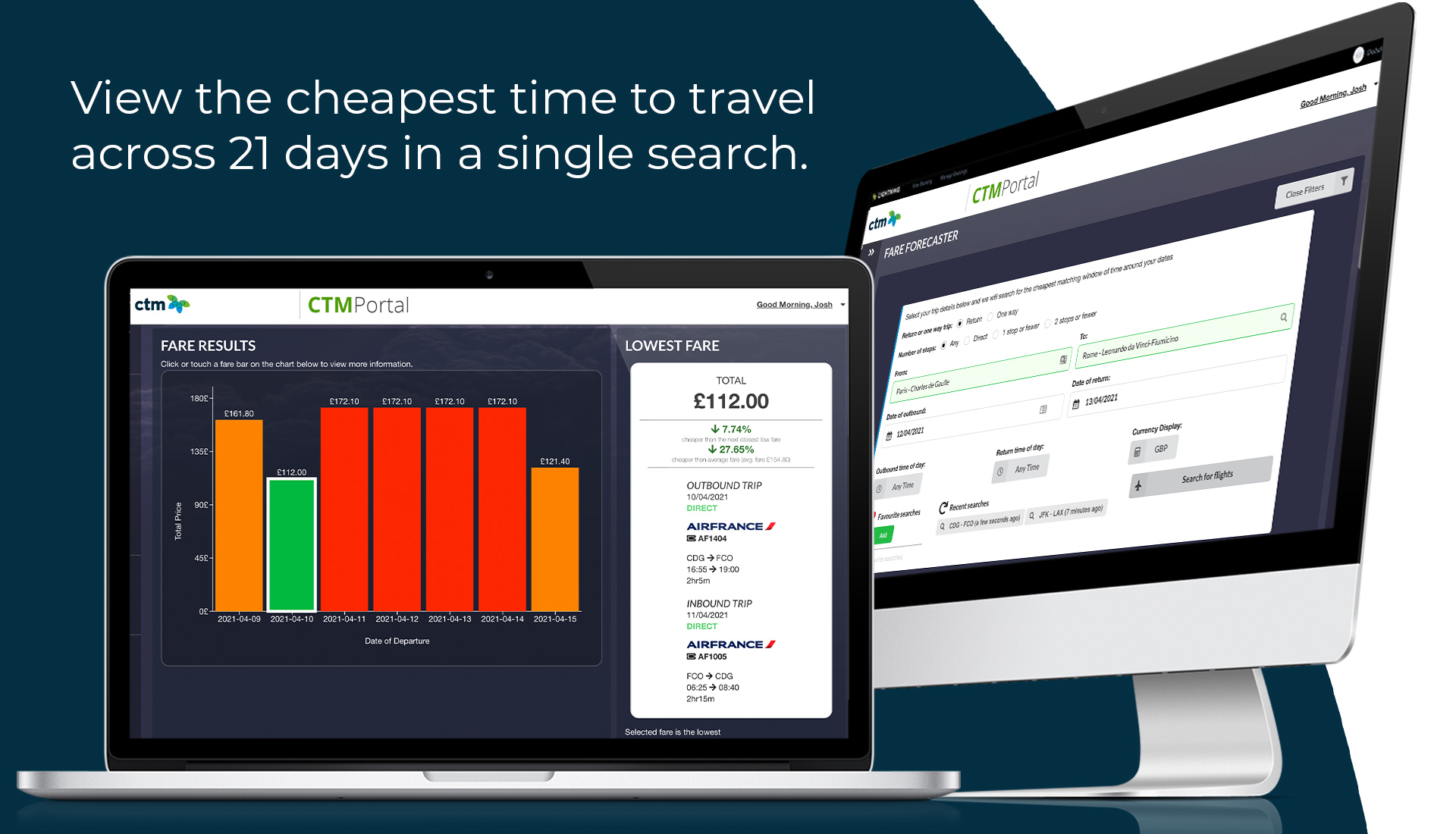CTM Fare Forecaster - business travel savings