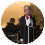 Business Travel News - December - Air Canada staff member