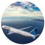 Business Travel News - December - birds eye view of United Airlines fight over ocean