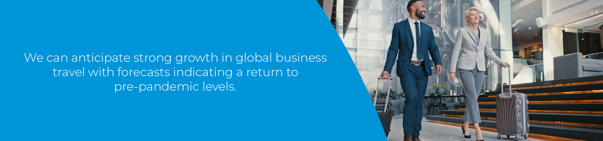 "We can anticipate strong growth in global business travel with forecasts indicating a return to pre-pandemic levels" Infographic