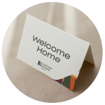 Hilton LivSmart 'Welcome Home' placecard