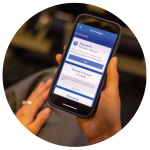 A mobile phone showing British Airways inflight wifi offering