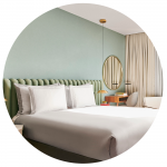 A room in the new Grand Hyatt Barcelona