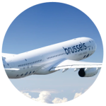 Brussels Airlines aircraft in flight