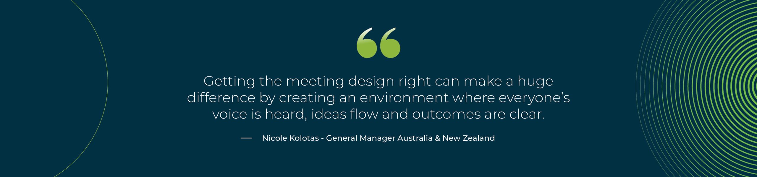 In-person meeting statement
